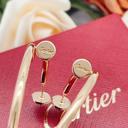 [LUXE] JUSTE NO DIAMOND LARGE EARRINGS