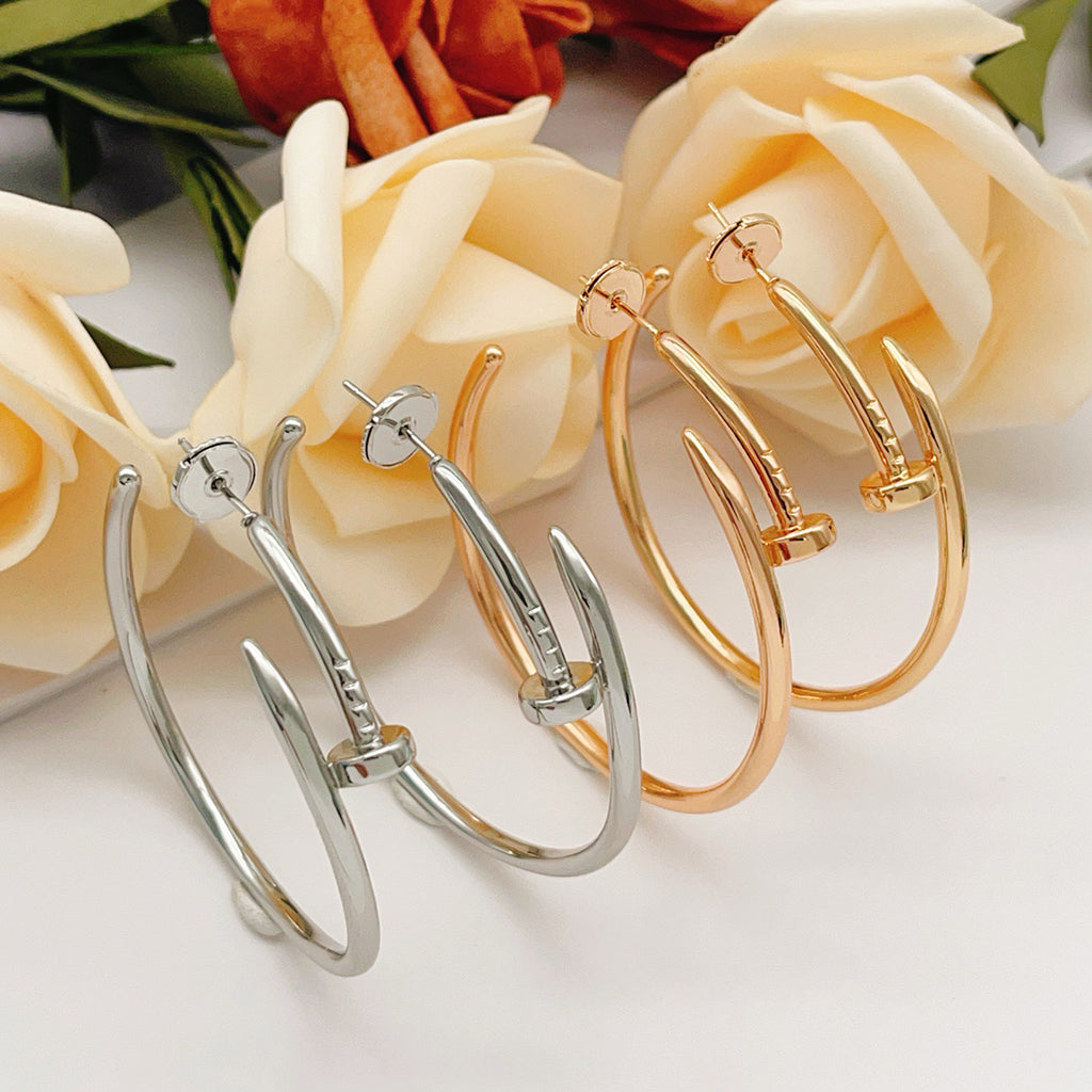 [LUXE] JUSTE NO DIAMOND LARGE EARRINGS