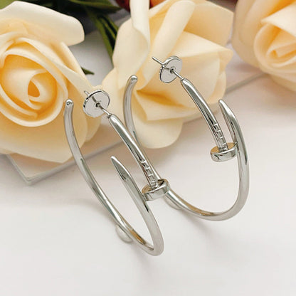 [LUXE] JUSTE NO DIAMOND LARGE EARRINGS