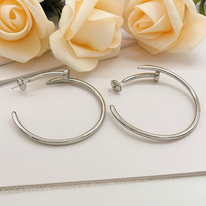 [LUXE] JUSTE NO DIAMOND LARGE EARRINGS