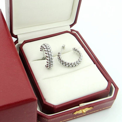 [LUXE] CLASH FULL DIAMOND MEDIUM EARRINGS