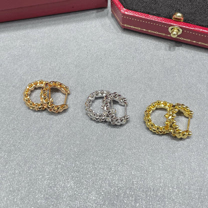 [LUXE] CLASH MINI HOOP EARRINGS