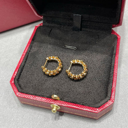 [LUXE] CLASH MINI HOOP EARRINGS