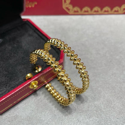 [LUXE] CLASH HOOP LARGE EARRINGS