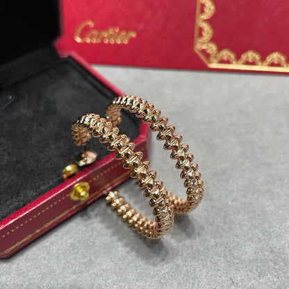 [LUXE] CLASH HOOP LARGE EARRINGS