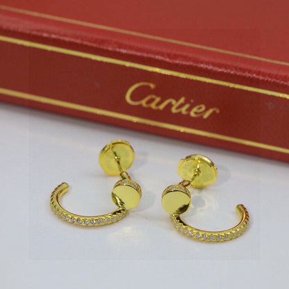 [LUXE] JUSTE FULL DIAMOND DOUBLE EARRINGS