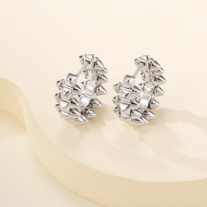 [LUXE] CLASH MINI HOOP EARRINGS