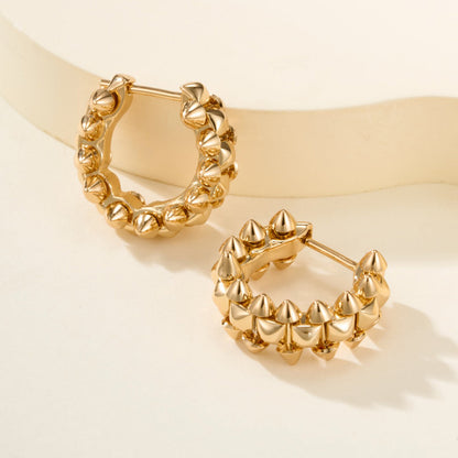 [LUXE] CLASH MINI HOOP EARRINGS