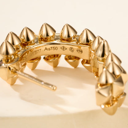[LUXE] CLASH MINI HOOP EARRINGS