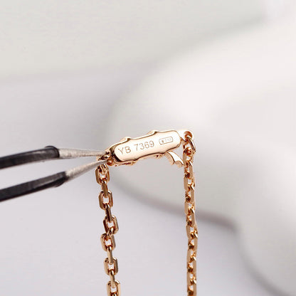 [LUXE] LOVE NECKLACE 16MM  FULL DIAMOND