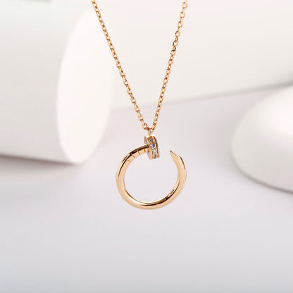 [LUXE] JUSTE NECKLACE FULL DIAMOND