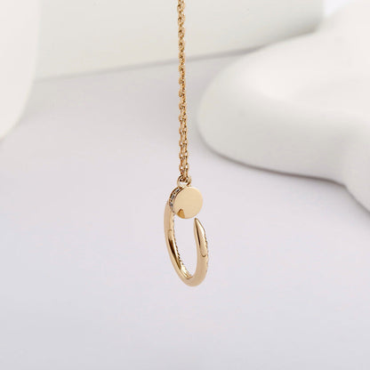 [LUXE] JUSTE NECKLACE FULL DIAMOND