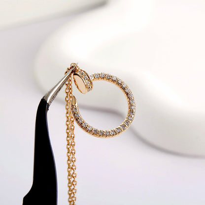 [LUXE] JUSTE NECKLACE FULL DIAMOND