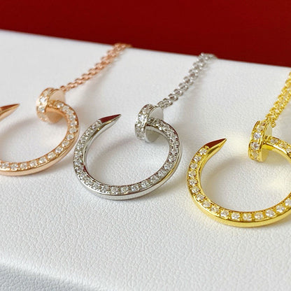 [LUXE] JUSTE NECKLACE FULL DIAMOND