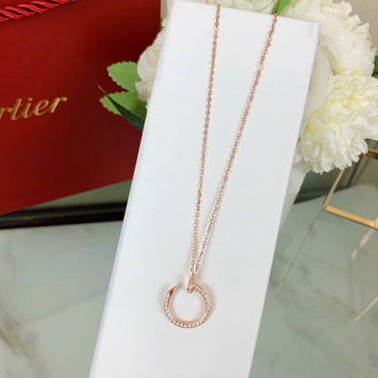 [LUXE] JUSTE NECKLACE FULL DIAMOND