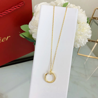 [LUXE] JUSTE NECKLACE FULL DIAMOND