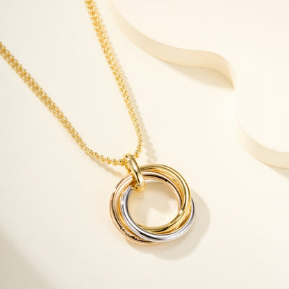 [LUXE] TRINITY LARGE NECKLACE