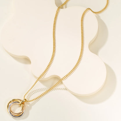 [LUXE] TRINITY LARGE NECKLACE