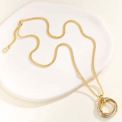 [LUXE] TRINITY LARGE NECKLACE