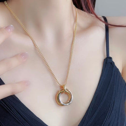 [LUXE] TRINITY LARGE NECKLACE