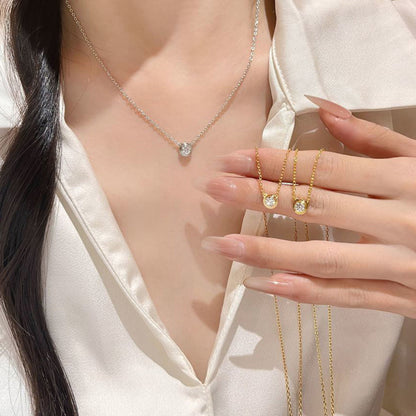[LUXE] DAMOUR DIAMOND NECKLACE