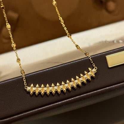 [LUXE] CLASH  SMALL FULL DIAMOND NECKLACE