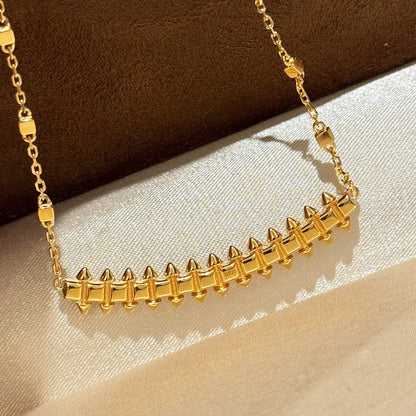 [LUXE] CLASH  SMALL FULL DIAMOND NECKLACE