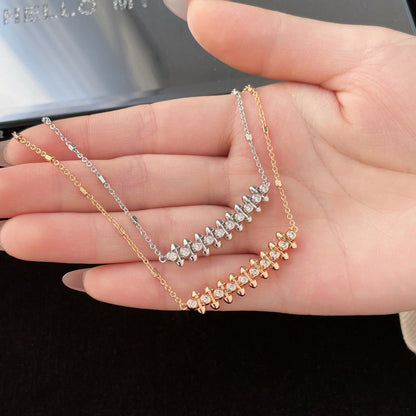 [LUXE] CLASH  MEDIUM DIAMOND NECKLACE
