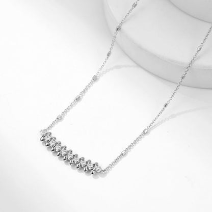 [LUXE] CLASH  MEDIUM DIAMOND NECKLACE