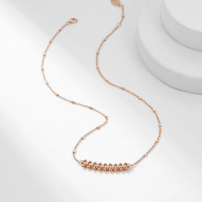 [LUXE] CLASH  MEDIUM DIAMOND NECKLACE