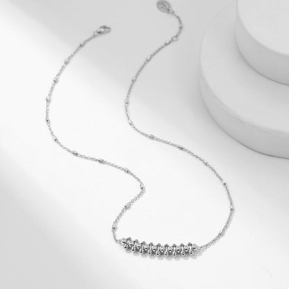 [LUXE] CLASH  MEDIUM DIAMOND NECKLACE