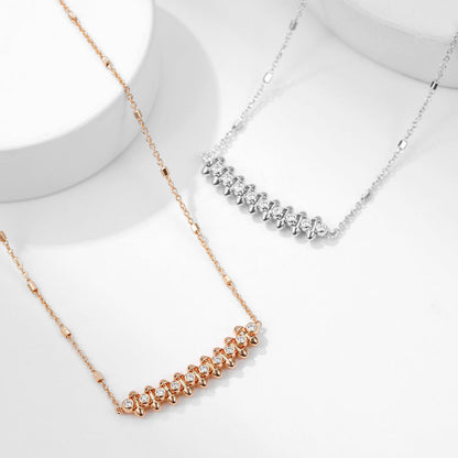 [LUXE] CLASH  MEDIUM DIAMOND NECKLACE