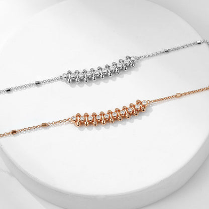 [LUXE] CLASH  MEDIUM DIAMOND NECKLACE