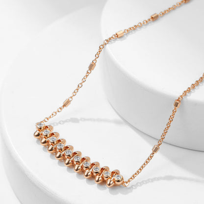 [LUXE] CLASH  MEDIUM DIAMOND NECKLACE