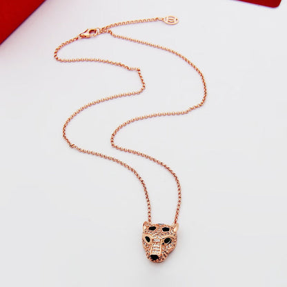 [LUXE] PANTHERE FULL DIAMOND NECKLACE