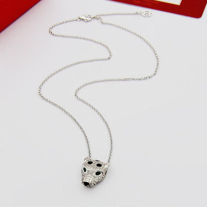 [LUXE] PANTHERE FULL DIAMOND NECKLACE