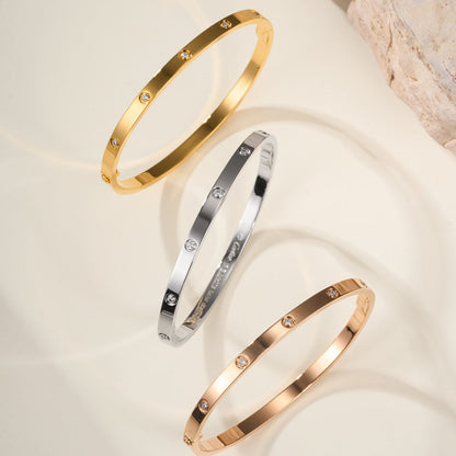 [LUXE] LOVE BRACELET 3.65MM 10 DIAMONDS
