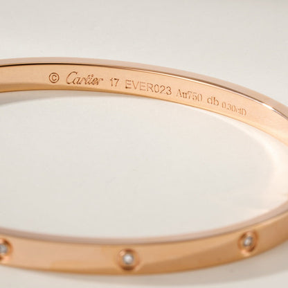 [LUXE] LOVE BRACELET 3.65MM 10 DIAMONDS