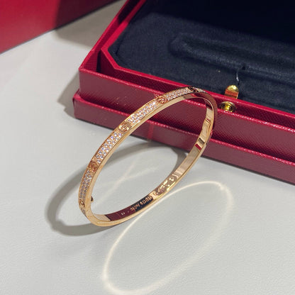 [LUXE] LOVE BRACELET 3.65MM DIAMOND-PAVED