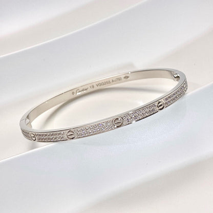 [LUXE] LOVE BRACELET 3.65MM DIAMOND-PAVED