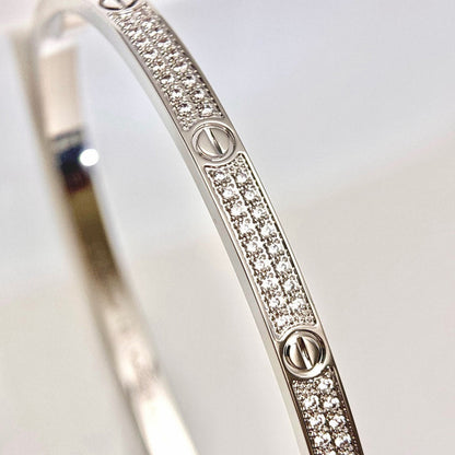 [LUXE] LOVE BRACELET 3.65MM DIAMOND-PAVED