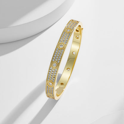 [LUXE] LOVE BRACELET 6.1MM DIAMOND-PAVED 10 BIG DIAMONDS