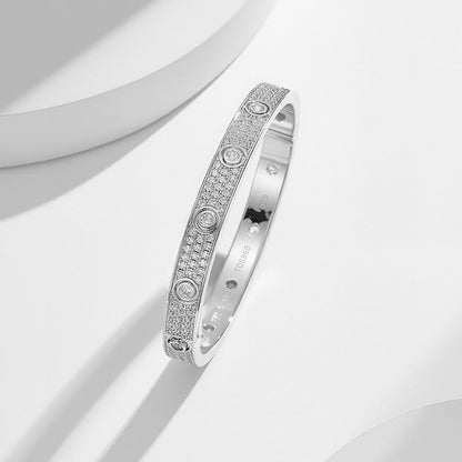 [LUXE] LOVE BRACELET 6.1MM DIAMOND-PAVED 10 BIG DIAMONDS