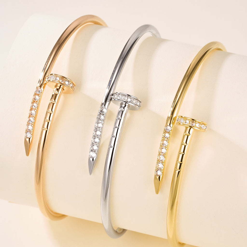 [LUXE] JUSTE BRACELET 2.5MM DIAMONDS