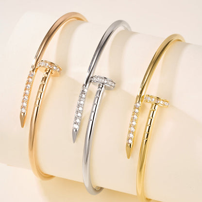 [LUXE] JUSTE BRACELET 2.5MM DIAMONDS