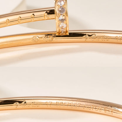 [LUXE] JUSTE BRACELET 2.5MM DIAMONDS