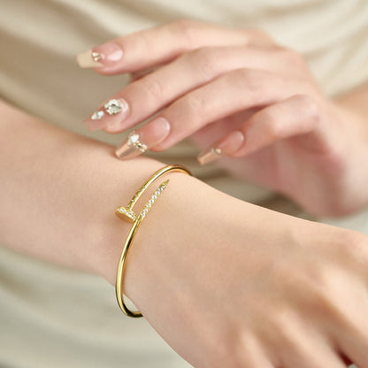 [LUXE] JUSTE BRACELET 2.5MM DIAMONDS