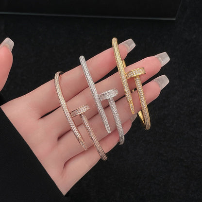 [LUXE] JUSTE BRACELET 3.5MM ALL DIAMONDS
