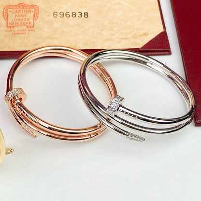 [LUXE] JUSTE BRACELET 3.5MM DOUBLE ROW DIAMOND