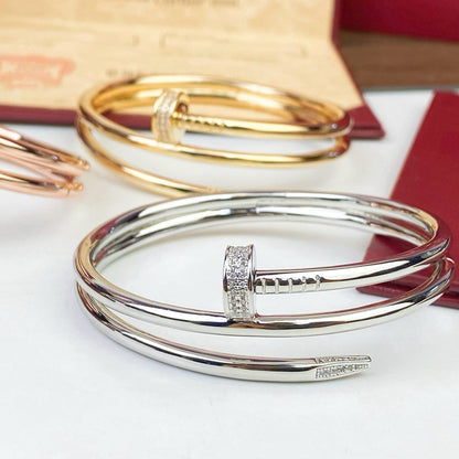 [LUXE] JUSTE BRACELET 3.5MM DOUBLE ROW DIAMOND